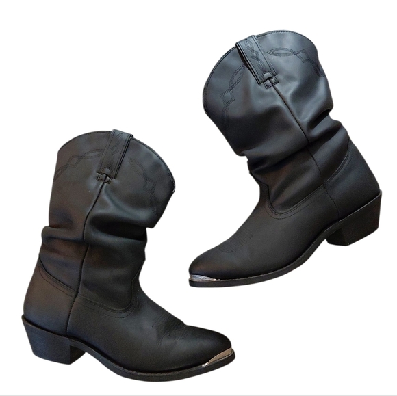 Shyanne Shoes - Shyanne Patsy Slouch Western Boots Women's Black Cowboy Boots Size 9